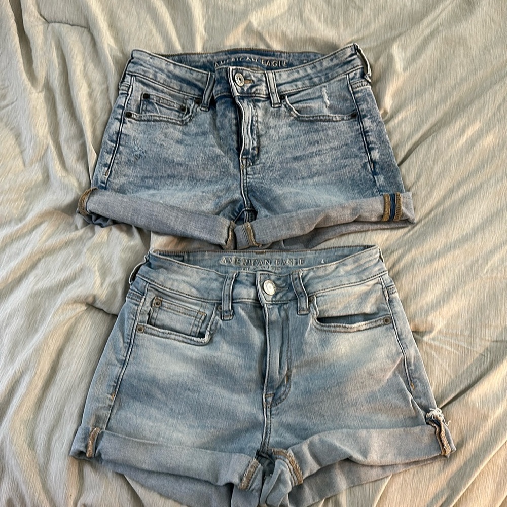 american eagle jean shorts
